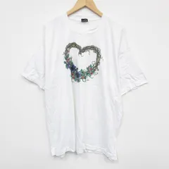 XL/古着 フルーツオブザルーム 半袖 ビンテージ Tシャツ メンズ 90s ハート 大きいサイズ クルーネック 白 ホワイト 25sep11 中古
