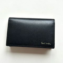 新品未使用] ポール・スミス 高級 名刺入れ コードバン×牛革 14年物