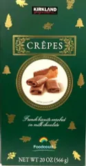 特価ブランド カークランド チョコレート 箱カラー:グリーン 566g クレープ チョコレート