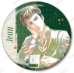 【中古】バッジ・ビンズ ジャン・キルシュタイン(B) 「進撃の巨人 描き下ろし ティータイムver. トレーディング Ani-Art グリッター缶バッジ」