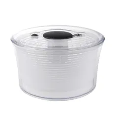 OXO サラダスピナー 野菜水切り器 ストレート型 2~3人分 一人暮らし 20.5×20.5×12cm 食器洗い乾燥機バスケットのみ可のサムネイル
