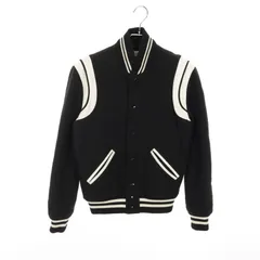 SAINT LAURENT ブラック スカジャン 中古・古着通販】Saint Laurent Paris (サンローランパリ) 19SS