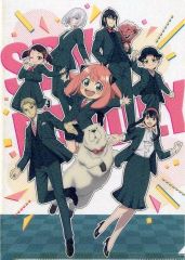 [중고] 클리어 파일 키 비주얼 특제 홀로그램 A4 클리어 파일 [스페셜 이벤트 SPY×FAMILY ANIME EXTRA MISSION] 전석 공통 특전