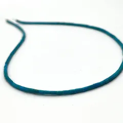 高品質メキシコ産 ターコイズ 40cm 3mm 1,5mm トルコ石 天然石 ビーズ ネックレス素材 ネックレス素材 ビーズ 手芸 ハンドメイド 穴あき パイプ ブルー ya