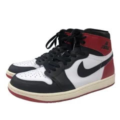 【物流センター】 中古 NIKE | ナイキ スニーカー Air Jordan 1 Retro High OG Black Toe Reimagined DZ5485-106 レッド 27.5cm 【126】