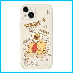 【人気商品】かわいい キャラクター 用保護カバー アイフォン12 ディズニー くまのプーさん スマホケース ケース 6.1インチ iPhone12 ホワイト 対応