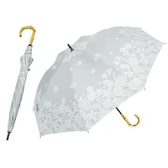 hiino kano 傘 レディース 日傘 uvカット 遮光 長傘 日傘兼用雨傘 レディース 超軽量 約250g バンブーハンドル 母の日のプレゼント 敬老の日 ギフト 誕生日プレゼント おしゃれ 晴雨兼用傘 超撥水 遮光遮熱 8本骨 親骨50cm (フラ 0