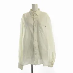 リプレイ REPLAY REGULAR FIT シャツ ブラウス チュニック 麻 リネン 長袖 L 白 ホワイト /ROのサムネイル
