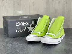 新品 タグ付き CONVERSE ALL STAR 100 コンバース オールスター ハイカット スニーカー 1SC475 ライム 25.0cm 保管品 靴 シューズ / 53688