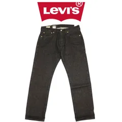 Levi's (リーバイス) ORIGINAL 501-3654 ストレート ジーンズ セルビッジ ブラックデニム 赤耳 BIG E ブラック LV033 33インチ
