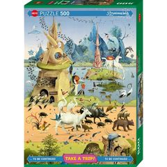 500ピース HEYE Puzzle ヘイパズル Take a Trip! With Hieronymus Bosch 35×50cm 30075
