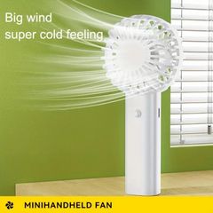 USB充電式携帯小型扇風機 - 学生や大人向けの3段階風量調節機能付きポータブルポケット扇風機 - 夏の暑さ対策に最適
