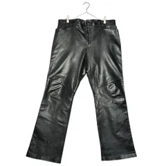 [名品] 00s OLD GAP オリジナルフィット レザーパンツ 牛革 名品] 00s OLD GAP オリジナルフィット レザーパンツ 牛革