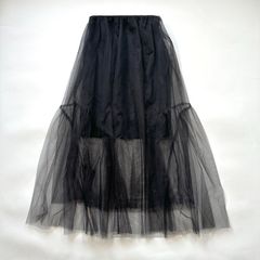 THE TOE 黒いチュールフリルスカート - メルカリ