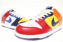 ナイキ NIKE DUNK LOW JP QS WHAT THE MIDNIGHT NAVY VARSITY MAIZE 26.5cm IB2051-400 ダンク ロー ワット ザ ミッドナイト ネイビー バーシティー メイズ ▲■250610