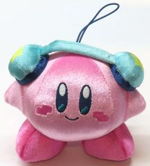 [중고] 봉제인형 마스코트·봉제인형 배지 커비(헤드폰) 봉제인형 마스코트 [스페셜 갈라폰 별의 커비 커비 갈라폰] A상