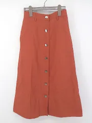 ◇ BEAUTY & YOUTH ビューティアンドユース UNITED ARROWS ロング 台形 スカート サイズS オレンジ レディース P  【1305040006890】