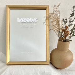 a.ウェルカムスペース ステッカー 1枚 : 結婚式 鏡 ミラーショット