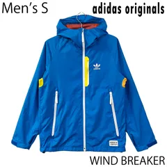 【USED／メンズS】ADIDAS ORIGINALS ウィンドブレーカー ブルー