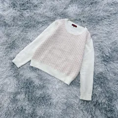 ■●【TAKA：q】タカキュー  ニット  (M)  フェミニン  ガーリー  レディース  ピンク系  桃色【送料無料】 毛 混のサムネイル