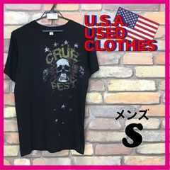 SD6-187★00's オールド★入手困難【CRUE FEST】FACK THE REST 2008 半袖 フェスTシャツ【メンズ S】黒 バンド ロック 古着 プリント  Y2K