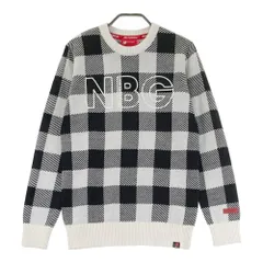 サイズ：0 NEW BALANCE ニューバランス 012-8270506 ニットセーター チェック柄 ホワイト系 [240101302599] ゴルフウェア レディース ストストのサムネイル