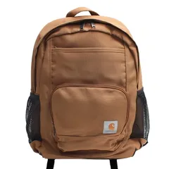 カーハート Carhartt リュックサック Single Compartment Backpack 23L メンズ バックパック 撥水加工 ブラウン 人気 ブランド おしゃれ 誕生日 記念 プレゼント ギフト 送料無料