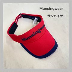 MUNSINGWEAR 　マンシングウェア　サンバイザー　ペンギン　日よけ　日よけ対策　UVケア　GOLF　ゴルフ　ゴルフキャップ　デサント　帽子　バイザー　ユニセックス　ロゴ刺繍　F