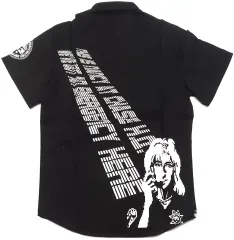 【中古】ポロシャツ・ワークシャツ ロゴ＆ナンシー H.Q.Series ワークシャツ ブラック Mサイズ 「チェイスH.Q.×GAMES GLORIOUS」