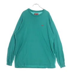 SUPREME (シュプリーム) 24SS Small Box Logo L/S Tee スモールボックスロゴロングスリーブティー ロゴ刺繍長袖Tシャツ グリーン
