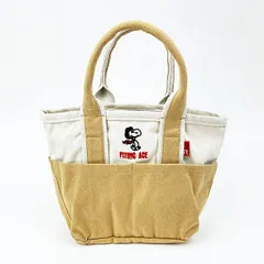 スヌーピー トートバッグ(S) (ブラウン) ランチ SNOOPY ROOTOTE ルートート コラボ