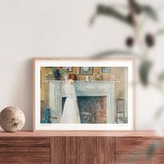 【A3】チャイルド・ハッサム In the Old House アートポスター 名画 絵画 特大 アートパネル AP287