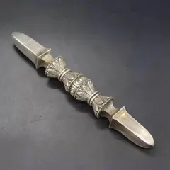 新品1点物 》24金張り独鈷杵プルパ仏教特大約23センチ10