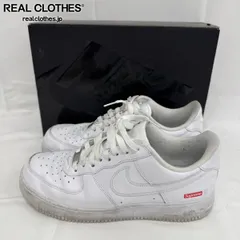 supreme シュプリーム airforce1 エアフォース 白　28 Supreme × Nike Air Force 1 Low ” White ” シュプリーム