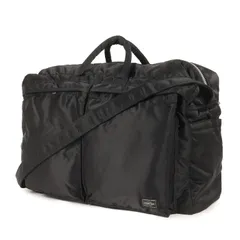【極美品】PORTER ポーター タンカー 2way ダッフルバッグ　ブラック TANKER(タンカー) 2WAY DUFFLE BAG(M) | 吉田カバンホームページ