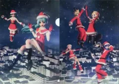 【中古】クリアファイル [単品]集合(サンタ/イラスト：山本太陽) A4クリアファイル ｢グッスマくじ 初音ミク 2012 Winter Ver.｣ E賞