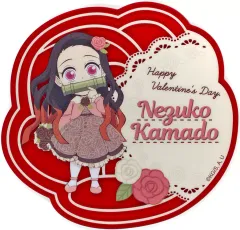 【中古】コースター 竈門禰豆子 「鬼滅の刃×ufotable Cafe×マチ★アソビCAFE バレンタインイベント2024 ランダム薔薇型アクリルコースター」