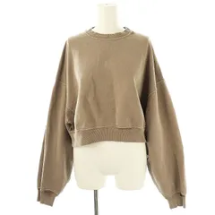 レミレリーフ REMI RELIEF × シシクイ THE SHISHIKUI ダメージ加工スウェットプルオーバー トレーナー S モカ /DF ■OS