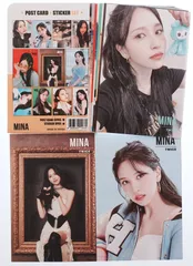 TWICE MINA ミナ グッズ ポストカード セット  (ポストカード 12枚 + ステッカー 3枚) 15点セット K-POP
