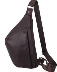 新品 [Masa Kawa] 雅革 極薄 本革 ボディバッグ メンズ ワンショルダーバッグ 子牛革 斜めがけ スリングバッグ チェストバッグ 薄型 軽量で大容量 撥水 人気