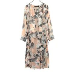 closet story クローゼットストーリー 長袖 膝丈ワンピース ピンク系 ユナイテッドアローズ レディース 古着