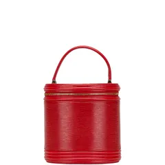 ルイ ヴィトン エピ カンヌ ハンドバッグ バニティバッグ M48037 カスティリアンレッド レザー レディース LOUIS VUITTON【1-0206327】