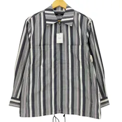 モルガンオム MORGAN HOMME ストライプ ジップ ジャケット メンズ JPN：M のサムネイル