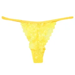 Tバック レディース ショーツ 総レース ストレッチ 透ける サイドストリング 腰ゴム 紐パン 小さいサイズ セクシー タンガ ソング 黒 白 赤 黄 紺 S M L rt-010