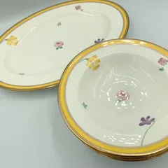 正規品 美品 ノリタケ 大皿 ダイヤモンドコレクション 4枚【AW13575】