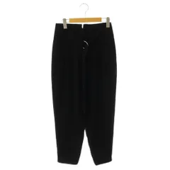 CYCLAS シクラス ウエストシャーリングウールパンツ 34 ブラック CYCLAS シクラス ウエストシャーリングウールパンツ 34 ブラック