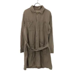 ビューティフルピープル 日本製 バック刺繍 長袖 ジャケット L ベージュ系 beautiful people ベルト付 メンズ