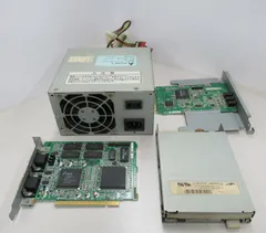 PC98 内部パーツ4点 まとめ売りPC電源 内蔵 フロッピーディスクドライブ FDD グラフィックボード グラボ サウンドボード