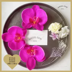 パープル紫 胡蝶蘭髪飾り 成人式 結婚式 和装前撮り 白無垢 ブリザードフラワー 2505