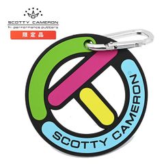 スコッティ キャメロン サークルT ラバー パッティングディスク クッキーカッター フルオレッセンス バッグタグ カラビナ付き Scotty Cameron Circle T